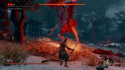 Sekiro Demon of Hatred Boss fight - YouTube