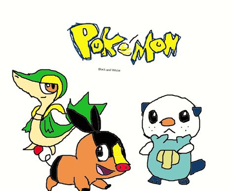 Unova starters by TrainerCookie on DeviantArt