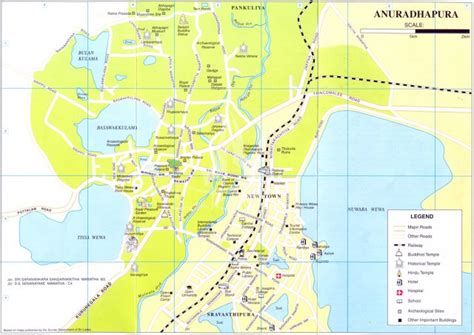 Map of Anuradhapura | Ancient Cities of Sri Lanka