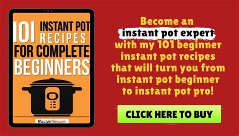 101 Instant Pot Recipes For Beginners Cookbook | Recipe This