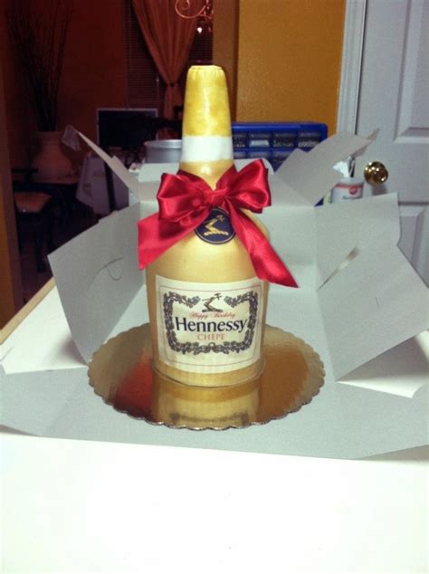 Hennessy Bottle Cake Tutorial