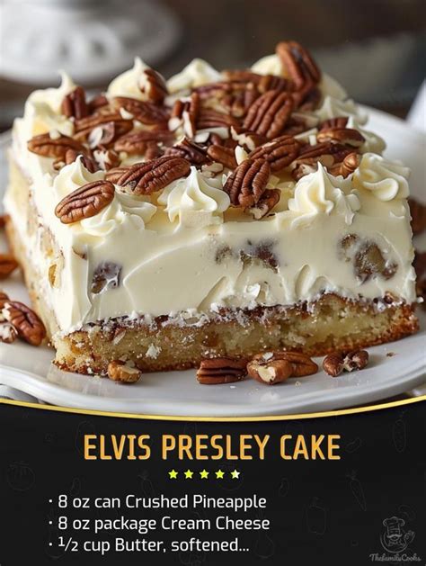 Family Cookbook Recipes | Elvis Presley Cake (Jailhouse Rock Cake ...