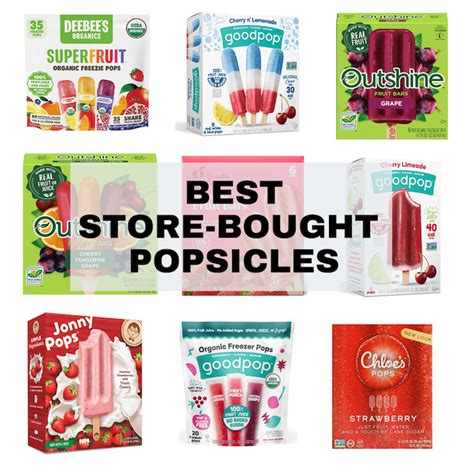 Best Store Bought Popsicle Brands