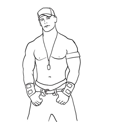 Wwe John Cena Coloring Pages - Coloring Home