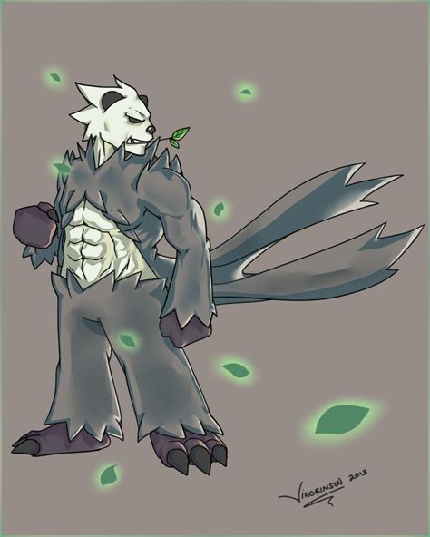 PANGORO (Pokemon X and Y) by Jin-of-Crimson on DeviantArt