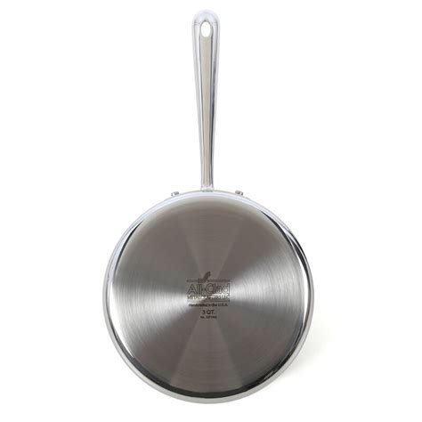 All-Clad D3™ Stainless Steel Saucepan with Lid & Reviews | Wayfair