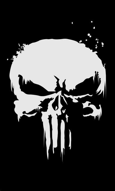 Download 1280x2120 wallpaper the punisher, logo, skull, iphone 6 plus, 1280x2120 hd image ...