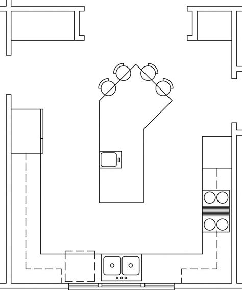 Kitchen Flooring Ideas | The Top 25 Trends of The Year: U Shaped Kitchen Floor Plans With Island