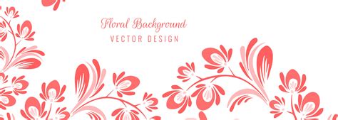 Beautiful decorative floral banner 1233159 Vector Art at Vecteezy