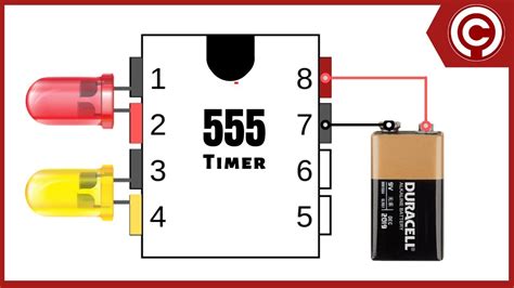 LED Chaser Circuit with 555 timer - YouTube