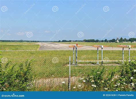 Airstrip stock photo. Image of walk, chain, airfield - 32261638