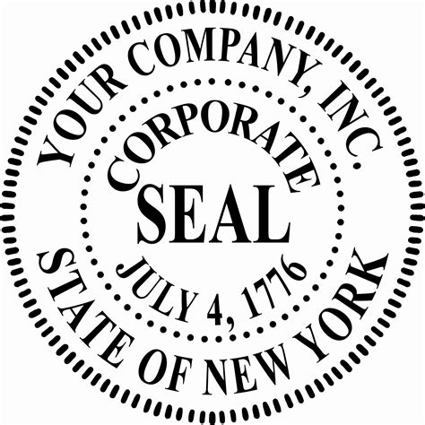 Corporate Seal Template Word Fresh Corporation Setup & Dissolution R&g ...