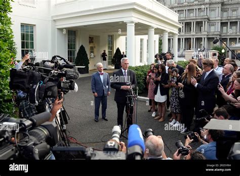 Speaker of the House Kevin McCarthy of Calif., talks to reporters as ...