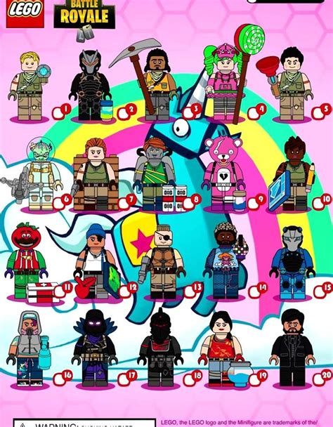 Fortnite Minifigures Lego