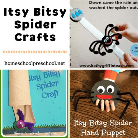 10+ Creative Itsy Bitsy Spider Crafts for Preschoolers