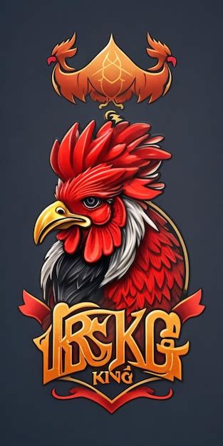 Premium AI Image | Chicken king logo 4