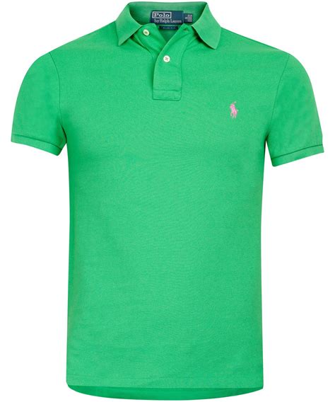 Polo ralph lauren Green Polo Shirt in Green for Men | Lyst