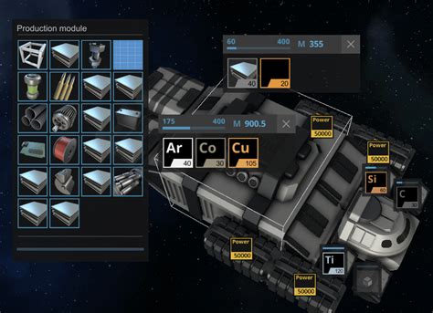 Steam :: Celestial Command :: News of development - Production module and items icons