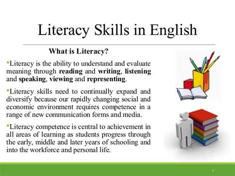 Learning Literacy Skills