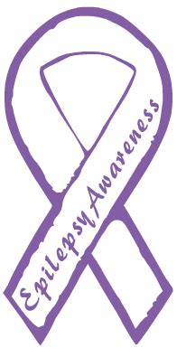 Epilepsy Awareness Ribbon Decal