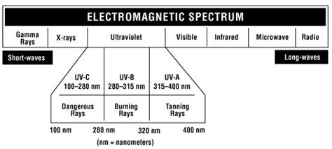 Uv Wavelength Spectrum