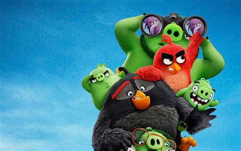 The Angry Birds Movie 2, characters cast, 2019 movie, 3D-animation, Angry Birds 2, HD wallpaper ...