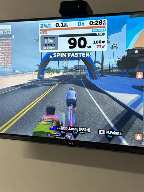 I finally got the Tron Bike! : r/Zwift