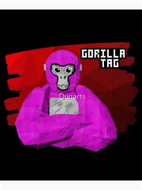 "Gorilla tag pfp maker purple Gorilla Tag" Poster for Sale by Dugarts ...