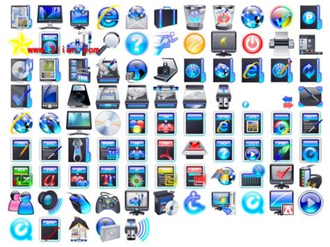 Cool A Full Set Of Desktop Icons-icons-free Icon Free Download