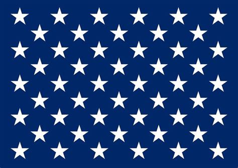 Printable American Flag Stars