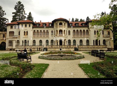 SOFIA, BULGARIA - MAY 8, 2016: Vrana Palace is a former royal palace ...