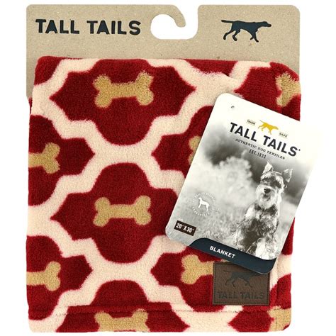 Tall Tails Premium Small Dog Blanket - Red Bone | Mole Online