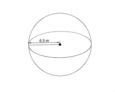 Find the surface area of the sphere. The radius of sphere is | Quizlet