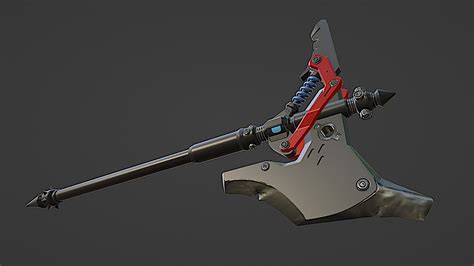 STL file Overwatch | Junker Queen Axe・3D printing design to download・Cults