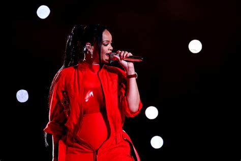 Rihanna revealed she's pregnant again during Super Bowl halftime show, reps confirm