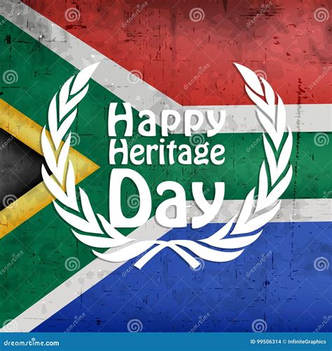 Illustration of South Africa Heritage Day Background Stock Vector ...