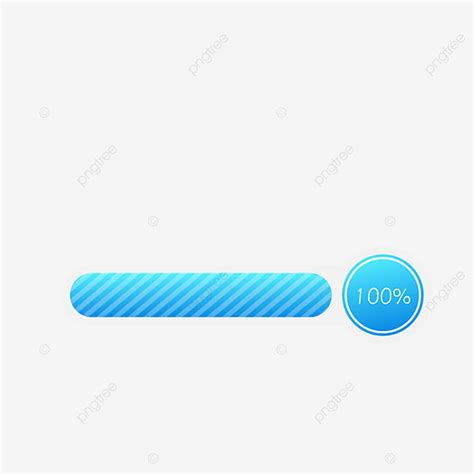 Progression Bar Vector Hd PNG Images, Blue Gradient Simple Progress Bar ...