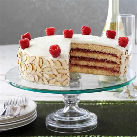 Almond Raspberry Torte Recipe | Taste of Home