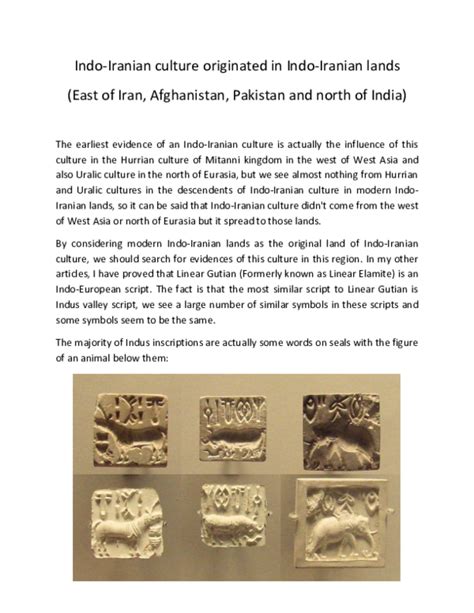 (PDF) Indo-Iranian culture originated in Indo-Iranian lands (East of Iran, Afghanistan, Pakistan ...