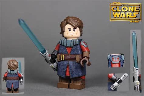 Custom LEGO Star Wars The Clone Wars: S1 Anakin Skywalker | Lego star ...