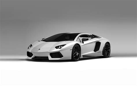 Luxury Lamborghini Cars: Lamborghini Aventador Black And White