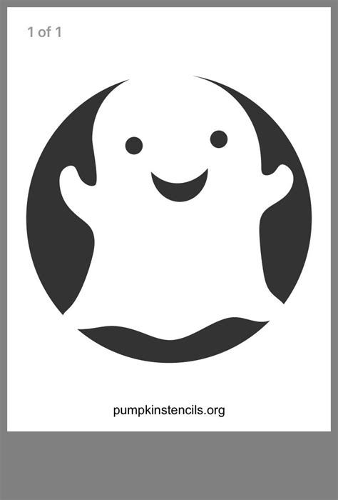 Pumpkin Stencil, Pumpkin Carving, Ghost Pumpkin, Cute Ghost, Diy Projects To Try, Cute Stickers ...