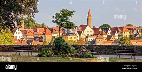 Relaxing view of Castle Garden (Burggarten) and view of old town ...