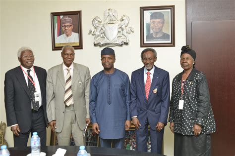 Courtesy Visit From The Chief Justice Of Nigeria On 08/12/2015 - Prof. Yemi Osinbajo (SAN ...