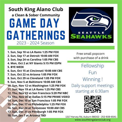 Seahawks Schedule 2024 25 Printable Pacific Time - Alexi Austina