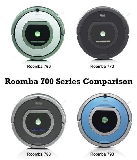 Roomba 700 Series Comparison