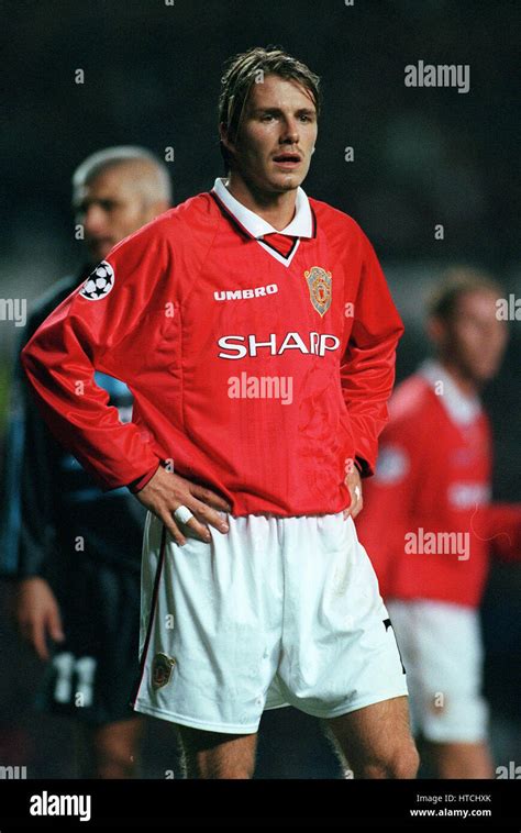 DAVID BECKHAM MANCHESTER UNITED FC 29 September 1999 Stock Photo - Alamy