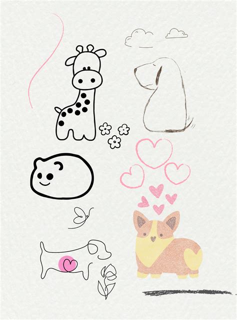 100+ Easy Cute Drawing Ideas For Beginners You Need To Try - Glory of ...