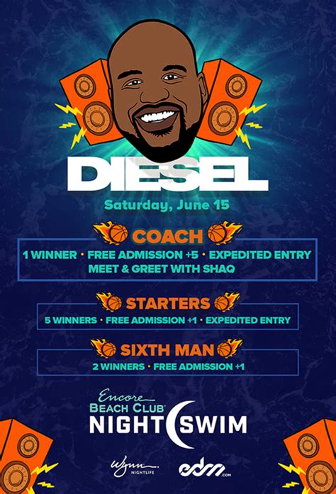 Win Tickets to See Shaq A.K.A. DJ Diesel at His Encore Beach Club Debut ...