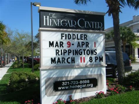 Henegar Center For the Arts - Melbourne, FL | Yelp